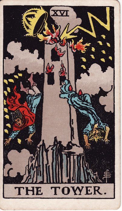 Карта Таро Башня